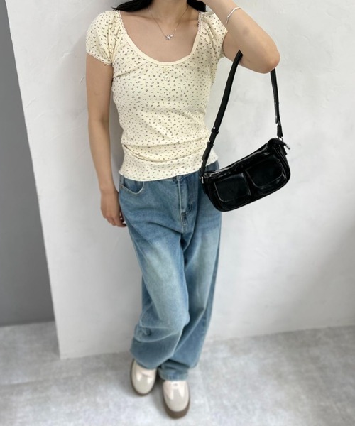 mebole(メボレ)の「pure floral T-shirt(Tシャツ/カットソー・レディース・アイボリー・FREE)」の18枚目の写真