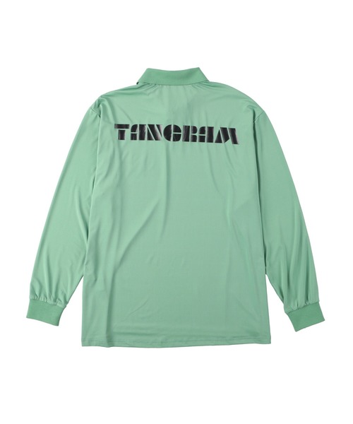 中古美品☆タングラムTANGRAMポロシャツウエア★お洒落グリーン TANGRAM ポロシャツ TANGRAM/タングラム TEAM POLO SHIRTS