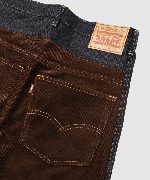 Levi's」W-NAME CORDUROY × DENIM PANTS（デニムパンツ）｜JUNYA