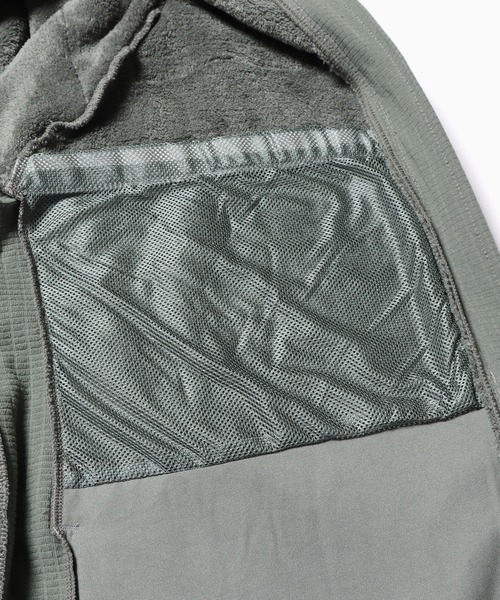 ROOPTOKYO（ループトウキョウ）の「UNITED GEN 3 FLEECE JKT フリースジャケット（ミリタリージャケット・レディース・カーキ・XL）」の17枚目の写真