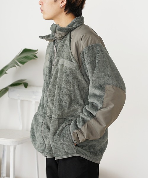 ROOPTOKYO（ループトウキョウ）の「UNITED GEN 3 FLEECE JKT フリースジャケット（ミリタリージャケット・レディース・カーキ・XL）」の8枚目の写真