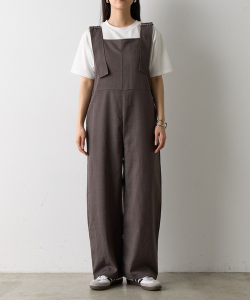 COLONY 2139（コロニートゥーワンスリーナイン）の「リネンライクサロペット（サロペット/オーバーオール・レディース・ベージュ/ブラック/チャコールグレー・SMALL/MEDIUM）」の8枚目の写真