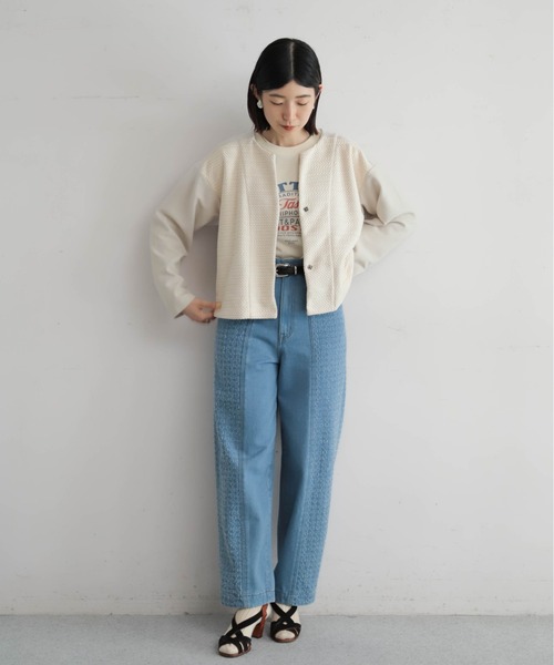 ケーブルコンビ フロント切替カーデ | NOMBRE IMPAIR