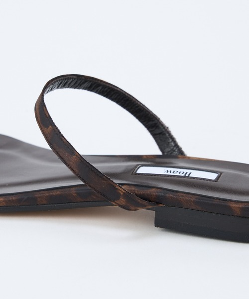 Whim Gazette（ウィムガゼット）の「【Hoaw.】トングフラットサンダル（サンダル・レディース・ブラウン・38/37/36）」の7枚目の写真