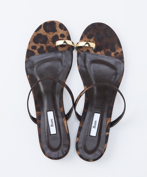 Whim Gazette（ウィムガゼット）の「【Hoaw.】トングフラットサンダル（サンダル・レディース・ブラウン・38/37/36）」の8枚目の写真