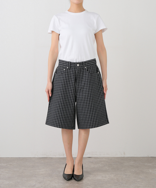 OBEY（オベイ）の「【OBEY / オベイ】 PLAID BAGGY DENIM 172100095-25U（その他パンツ・レディース・ベージュ/ブラック・28）」の13枚目の写真