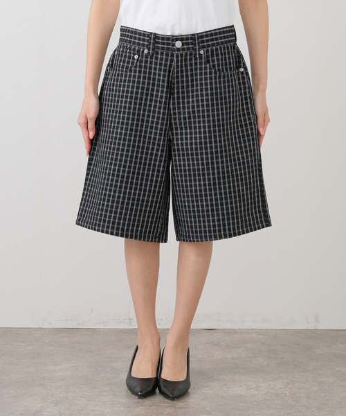 OBEY（オベイ）の「【OBEY / オベイ】 PLAID BAGGY DENIM 172100095-25U（その他パンツ・レディース・ベージュ/ブラック・28）」の14枚目の写真