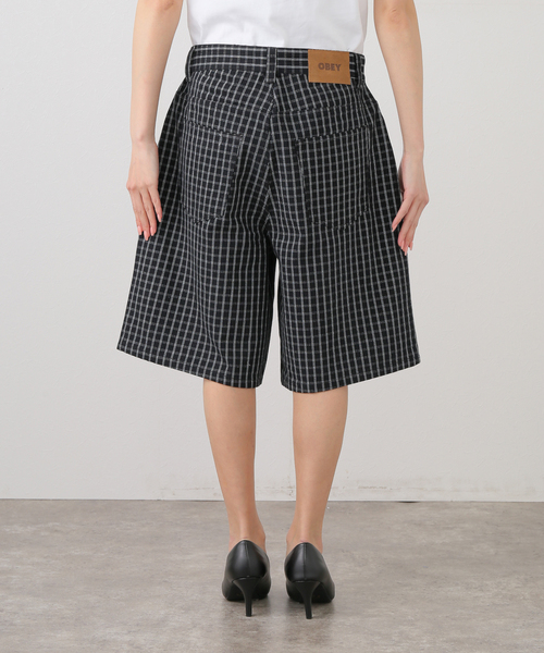 OBEY（オベイ）の「【OBEY / オベイ】 PLAID BAGGY DENIM 172100095-25U（その他パンツ・レディース・ベージュ/ブラック・28）」の16枚目の写真