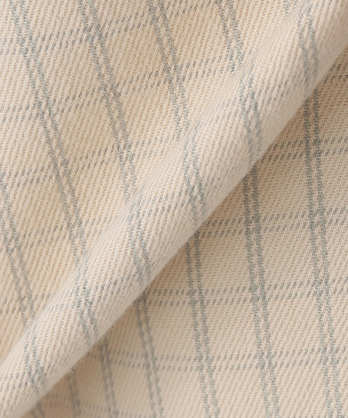 OBEY（オベイ）の「【OBEY / オベイ】 PLAID BAGGY DENIM 172100095-25U（その他パンツ・レディース・ベージュ/ブラック・28）」の5枚目の写真