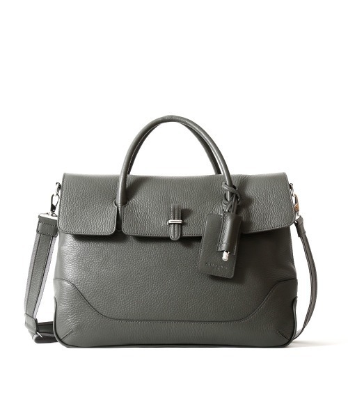 PELLE MORBIDA（ペッレモルビダ）の「Maiden Voyage（メイデンヴォヤージュ） MB085-フラップビジネスバッグ（ビジネスバッグ・メンズ・ベージュ/ネイビー/ブラック/チャコールグレー・FREE）」の7枚目の写真