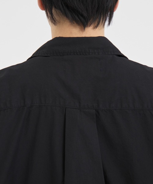 MIHARAYASUHIRO(ミハラヤスヒロ)の「【MIHARAYASUHIRO/ミハラヤスヒロ】OVER DYE SS SHIRTS(Oxford Half-sleeve Shirt)(シャツ/ブラウス・メンズ・ブラック・44/46/48)」の2枚目の写真