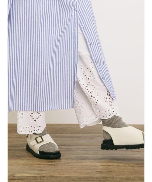 サマンサモスモスペチパンツ　カット切替ペチパンツ　オフホワイト サマンサ モスモス Samansa Mos2 カット切替ペチパンツ （オフ