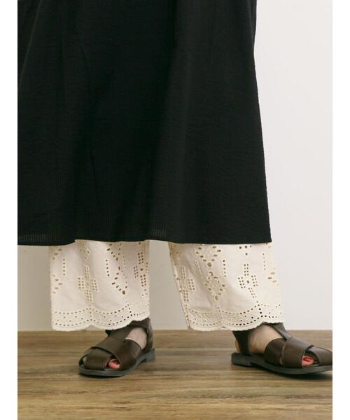 Samansa Mos2（サマンサ モスモス）の「【M/Lサイズ】カット切替ぺチパンツ（その他パンツ・レディース・ベージュ/オフホワイト/ブラック・M/L）」の17枚目の写真