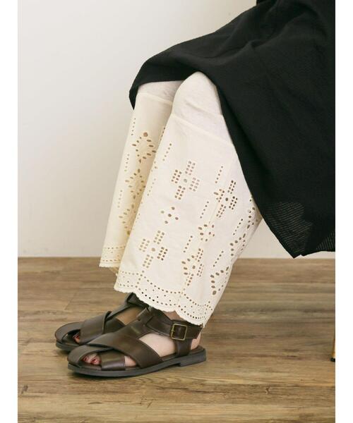 Samansa Mos2（サマンサ モスモス）の「【M/Lサイズ】カット切替ぺチパンツ（その他パンツ・レディース・ベージュ/オフホワイト/ブラック・M/L）」の18枚目の写真