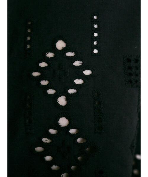 Samansa Mos2（サマンサ モスモス）の「【M/Lサイズ】カット切替ぺチパンツ（その他パンツ・レディース・ベージュ/オフホワイト/ブラック・M/L）」の4枚目の写真