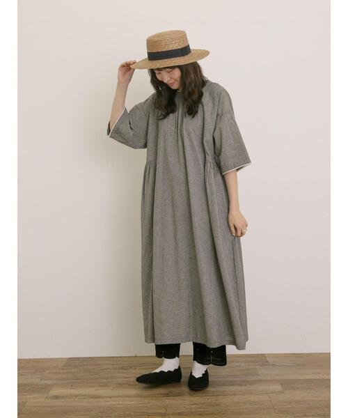 Samansa Mos2（サマンサ モスモス）の「【M/Lサイズ】カット切替ぺチパンツ（その他パンツ・レディース・ベージュ/オフホワイト/ブラック・M/L）」の7枚目の写真