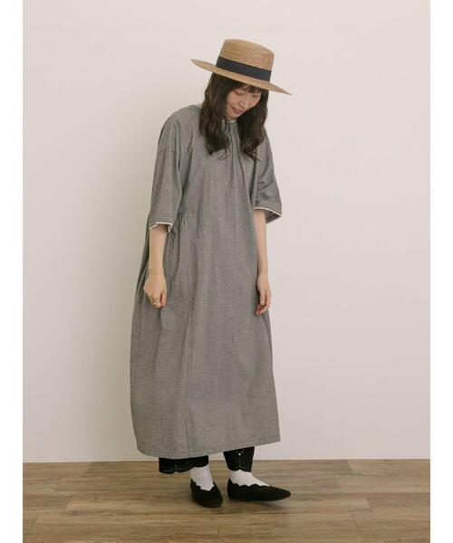 Samansa Mos2（サマンサ モスモス）の「【M/Lサイズ】カット切替ぺチパンツ（その他パンツ・レディース・ベージュ/オフホワイト/ブラック・M/L）」の8枚目の写真