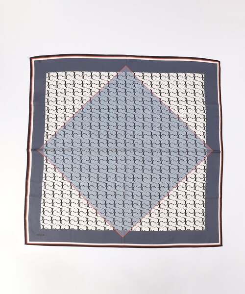 COMME CA ISM（コムサイズム）の「モノグラムスカーフ（ストール/ショール・レディース・ブラック/ブラウン・FREE）」の3枚目の写真