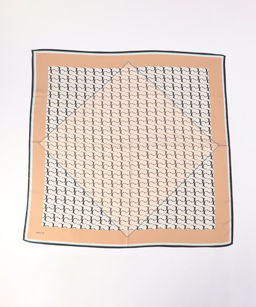 COMME CA ISM（コムサイズム）の「モノグラムスカーフ（ストール/ショール・レディース・ブラック/ブラウン・FREE）」の4枚目の写真