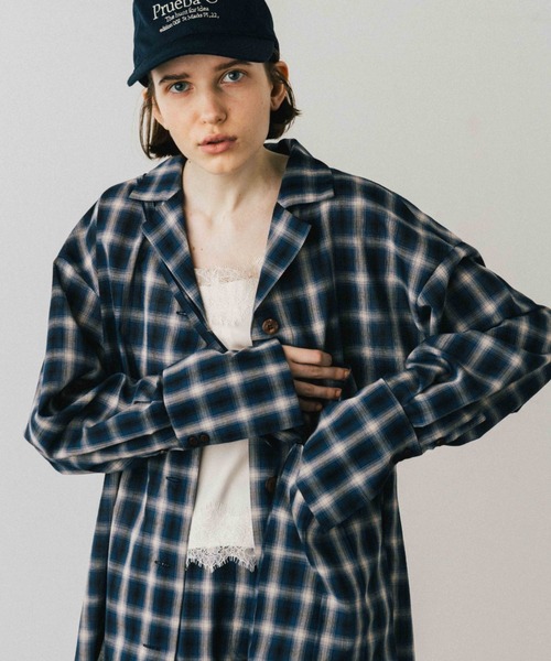 専用⭐︎credona ROME CHECK SHIRT JACKET CREDONA ROME CHECK SHIRT JACKET