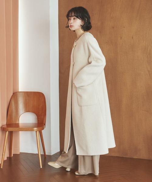奈緒様❣️定価26万円 ドゥーズィエムクラス Cashmere Gown Coat Deuxieme Classe（ドゥーズィエムクラス）の「*Wool over コート
