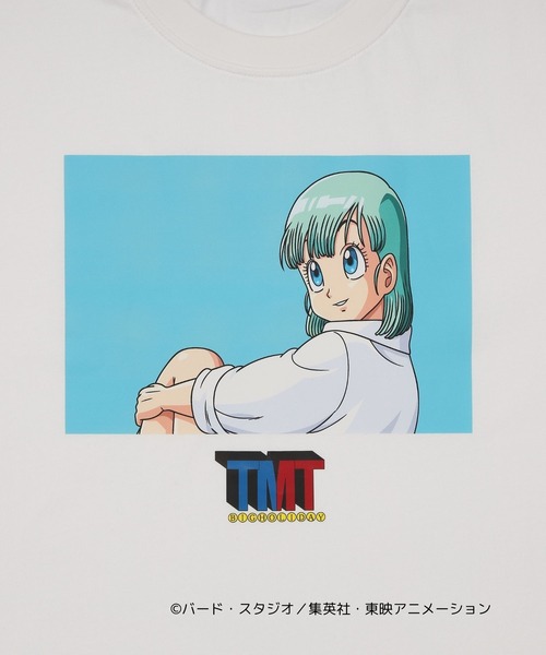 TMT(ティーエムティー)の「【TMT×ドラゴンボール】 コットンTシャツ(ブルマ①)(Tシャツ/カットソー・メンズ・チャコールグレー/ホワイト・XX-LARGE/X-LARGE/LARGE/MEDIUM)」の3枚目の写真