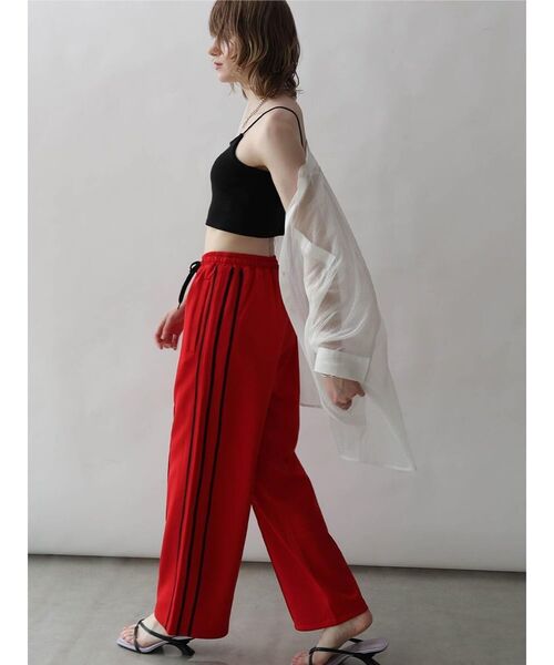:ETHROF(イーサオブ)の「LINE JERSEY TRACK PANTS(その他パンツ・レディース・レッド/ブラック/ブルー・FREE)」の10枚目の写真