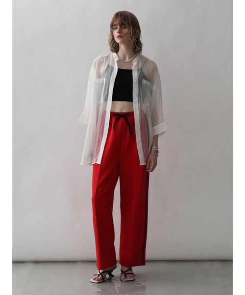 :ETHROF(イーサオブ)の「LINE JERSEY TRACK PANTS(その他パンツ・レディース・レッド/ブラック/ブルー・FREE)」の11枚目の写真