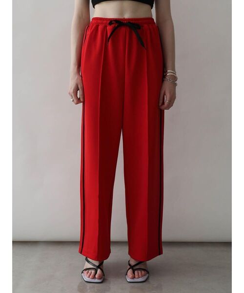 :ETHROF(イーサオブ)の「LINE JERSEY TRACK PANTS(その他パンツ・レディース・レッド/ブラック/ブルー・FREE)」の16枚目の写真