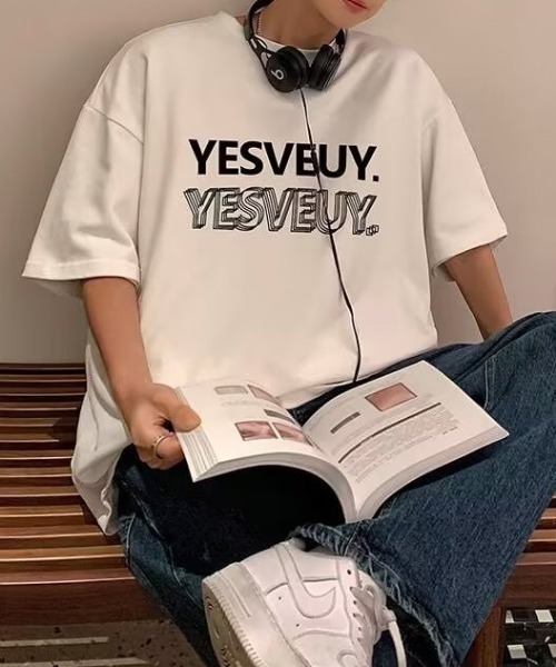 MGV（エムジーヴィー）の「”YESVEUY”カットソー（Tシャツ/カットソー・メンズ・ホワイト/レッド/ブラック/グレー/ブルー・MEDIUM/LARGE/X-LARGE）」の2枚目の写真