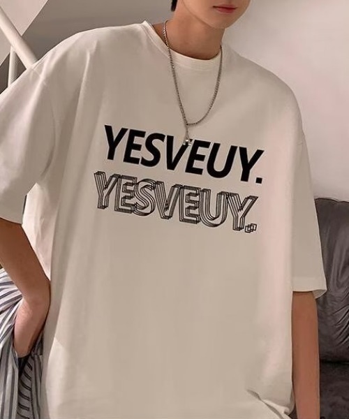 MGV（エムジーヴィー）の「”YESVEUY”カットソー（Tシャツ/カットソー・メンズ・ホワイト/レッド/ブラック/グレー/ブルー・MEDIUM/LARGE/X-LARGE）」の10枚目の写真