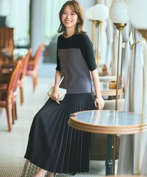 ANY SIS（エニィスィス）の「ウーステッドエステル  プリーツスカート（スカート）」