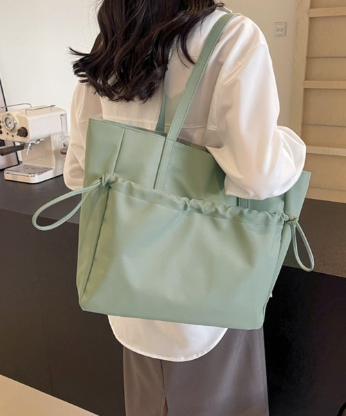 Miniministore(ミニミニストア)の「トートバッグ 大容量 A4対応 韓国風鞄(トートバッグ・レディース・ラベンダー/ベージュ/ブラック/ミント・FREE)」の3枚目の写真