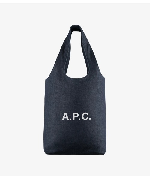 A.P.C.(アーペーセー)の「TOTE NINON SMALL(トートバッグ・レディース・インディゴブルー・ONESIZE)」の1枚目の写真