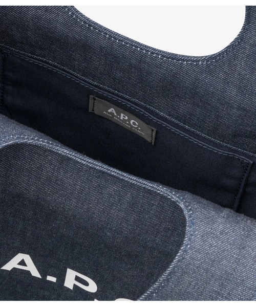 A.P.C.(アーペーセー)の「TOTE NINON SMALL(トートバッグ・レディース・インディゴブルー・ONESIZE)」の3枚目の写真