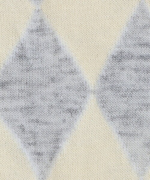 Steven Alan（スティーブンアラン）の「＜Steven Alan＞アーガイル ハイソックス（ソックス/靴下・レディース・オフホワイト/ブラック・FREE）」の3枚目の写真