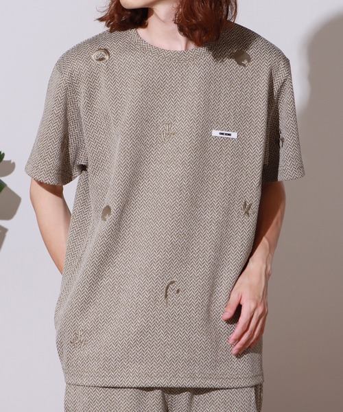 ONEXONE(ワンフォーワン)の「ONEXONE/ワンフォーワン UNCLE JHON SHIRT 半袖トップス メンズ 夏物 夏服(Tシャツ/カットソー・メンズ・ブラック/カーキ・L/M)」の16枚目の写真