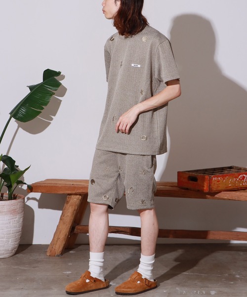 ONEXONE(ワンフォーワン)の「ONEXONE/ワンフォーワン UNCLE JHON SHIRT 半袖トップス メンズ 夏物 夏服(Tシャツ/カットソー・メンズ・ブラック/カーキ・L/M)」の17枚目の写真
