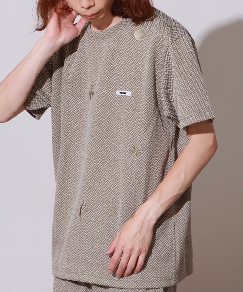 ONEXONE(ワンフォーワン)の「ONEXONE/ワンフォーワン UNCLE JHON SHIRT 半袖トップス メンズ 夏物 夏服(Tシャツ/カットソー・メンズ・ブラック/カーキ・L/M)」の15枚目の写真