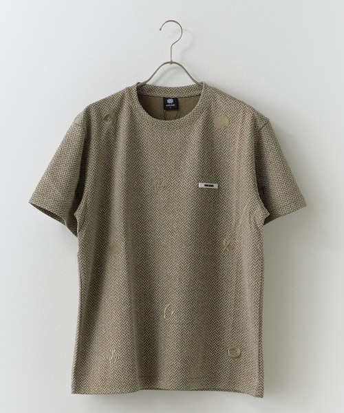 ONEXONE(ワンフォーワン)の「ONEXONE/ワンフォーワン UNCLE JHON SHIRT 半袖トップス メンズ 夏物 夏服(Tシャツ/カットソー・メンズ・ブラック/カーキ・L/M)」の14枚目の写真