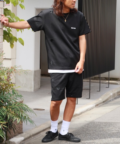 ONEXONE(ワンフォーワン)の「ONEXONE/ワンフォーワン UNCLE JHON SHIRT 半袖トップス メンズ 夏物 夏服(Tシャツ/カットソー・メンズ・ブラック/カーキ・L/M)」の12枚目の写真