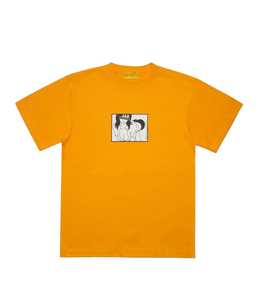 少年ジェッター（ショウネンジェッター）の「GIRL SS TEE（Tシャツ/カットソー・メンズ・ブラック/ホワイト/イエロー・XL/L/M）」の7枚目の写真
