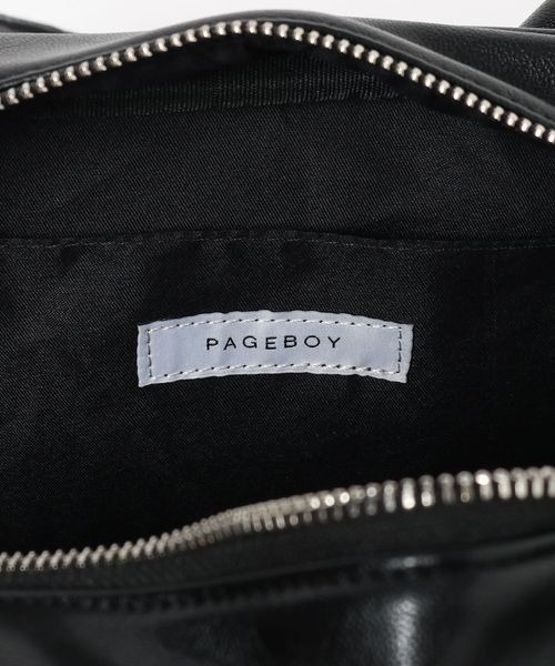 PAGEBOY（ページボーイ）の「ラウンドボストンバッグ（ボストンバッグ・レディース・キャメル/レッド系その他/ブラック・FREE）」の16枚目の写真