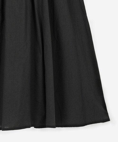 Bshop（ビショップ）の「INDIA INDUSTRY | コットンローン ギャザースカート WOMEN（スカート・レディース・オレンジ系その他/ブラック/ダークグリーン・1）」の7枚目の写真