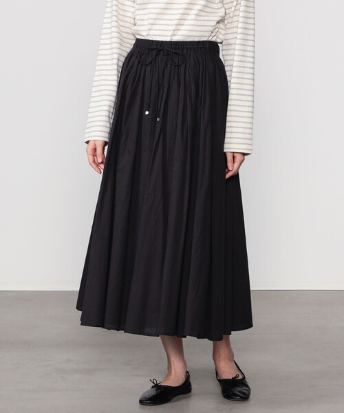 未使用peu pres いちごボーダー　ギャザースカート peu pres（プープレ）の「いちごボーダー ギャザースカート