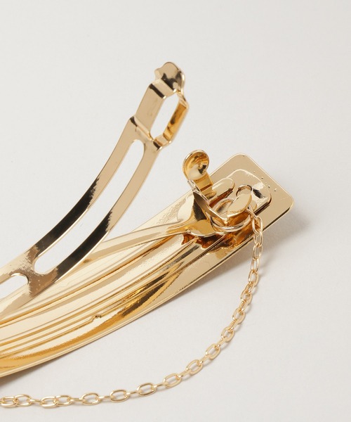 A part by（アパートバイ）の「チェーンバレッタ（バレッタ/ヘアクリップ・レディース・Silver/GOLD ・FREE）」の11枚目の写真