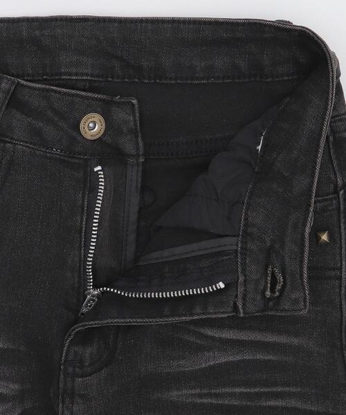 dispark（ディスパーク）の「DISPARK/ブラストスタッズフレアデニム（デニムパンツ・レディース・インディゴブルー/ブラック・MEDIUM/SMALL）」の6枚目の写真