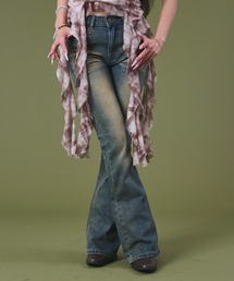 dispark | DISPARK/ブラストスタッズフレアデニム(デニムパンツ)