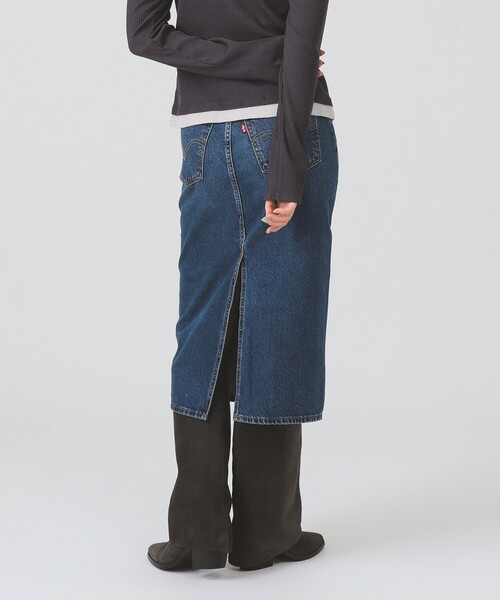 Levi's（リーバイス）の「LEVI’S(R) / HR バック スリット スカート（スカート・レディース・インディゴブルー・24inch/25inch）」の7枚目の写真