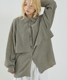 NOMINE | 【ユニセックス】ロングヨーク オーバーサイズ シャツ(シャツ/ブラウス)